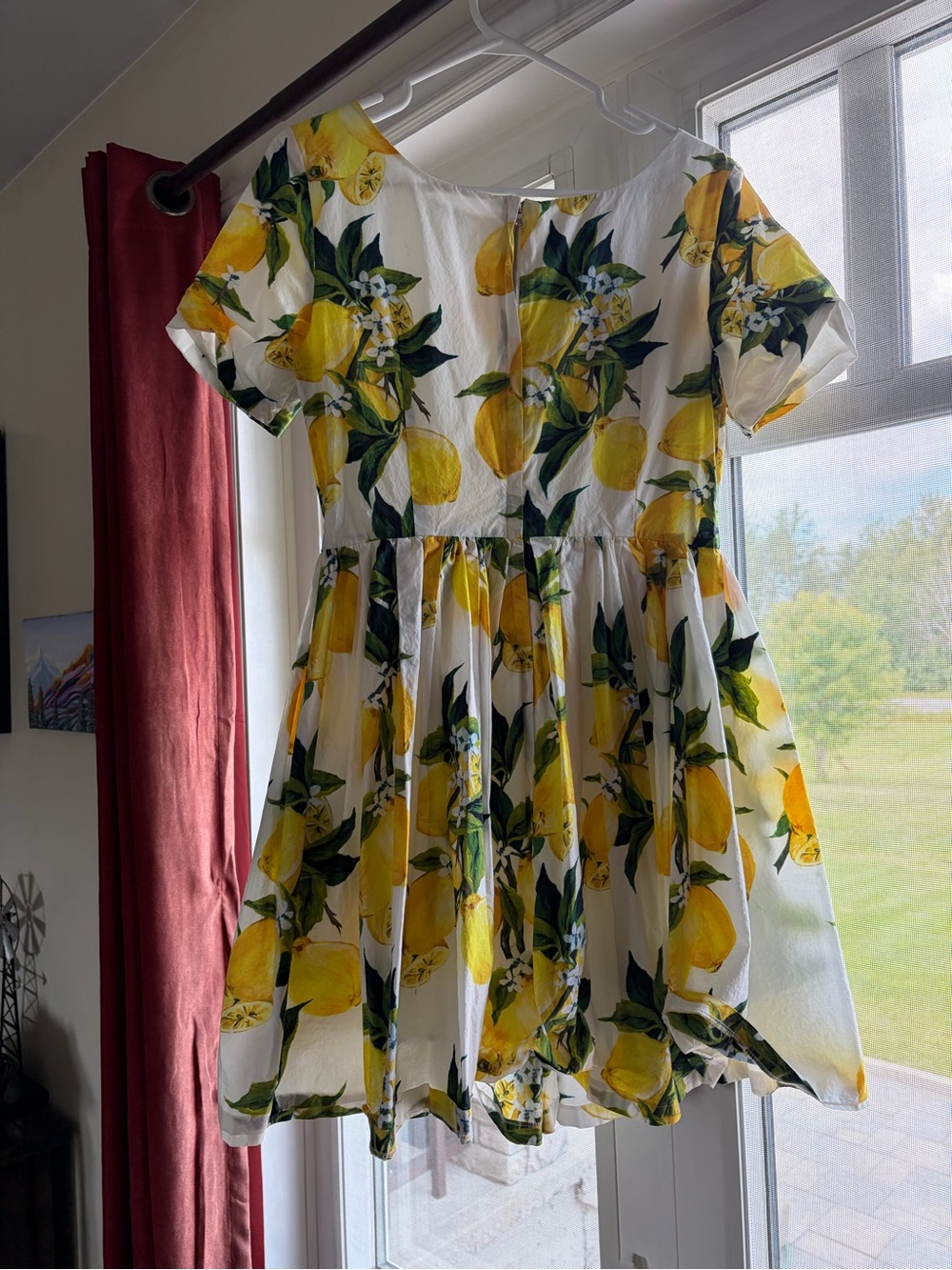 Dolce & Gabbana SS2016 Italia Is Love Collection Lemon Print Cotton Dress –IT 40 - Picture 4 of 5